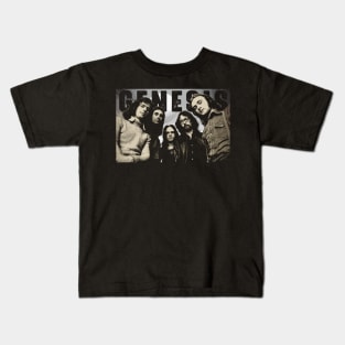 Peter Gabriel's Genesis Legacy - Honor the Iconic Frontman on a T-Shirt Kids T-Shirt